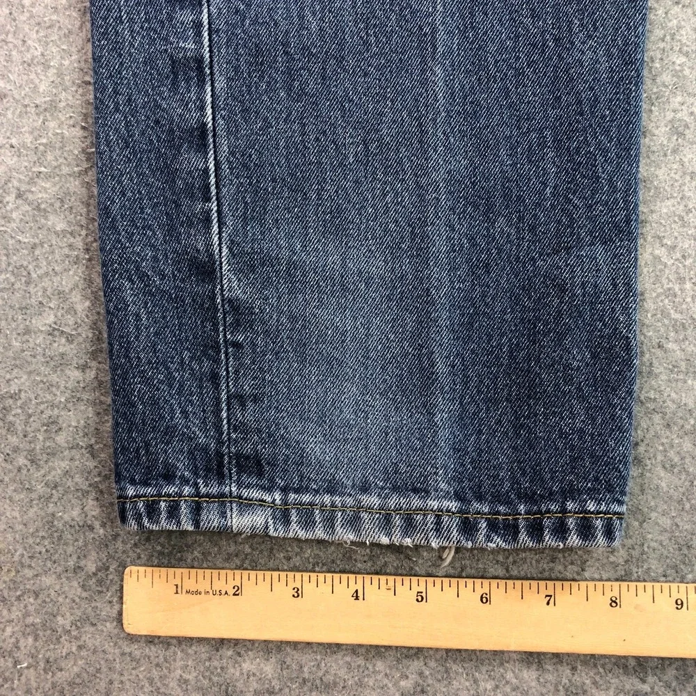 Levi's Mens 550 Relaxed Fit Jeans 36x32 Blue Medium Wash Tapered Leg Denim